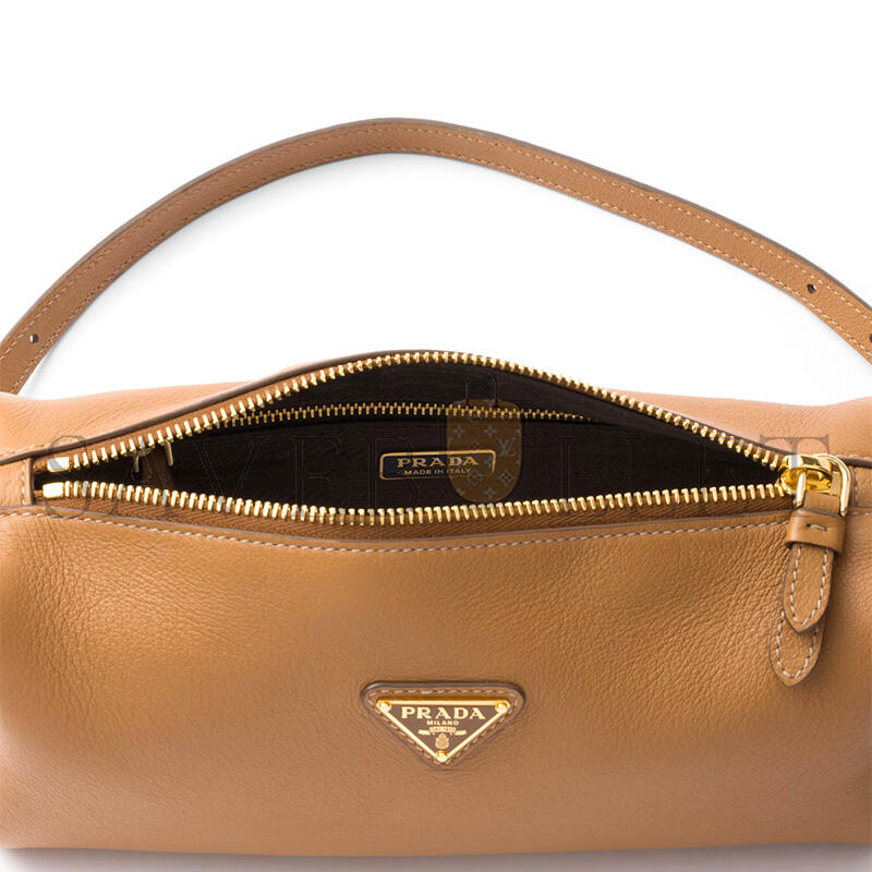 PRADA LEATHER POUCH 1BC239 (22*9*7.5cm)